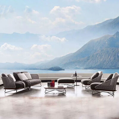 Waterproof Outside Lounge Garden Sofa Sets Luxury Outdoor Patio Furniture