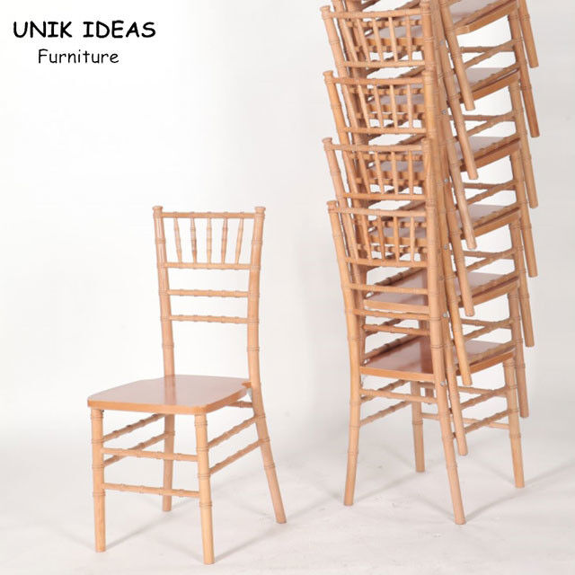 Folding Wedding Banquet Chairs With White Cover Rustic Wooden Chiavari Chair