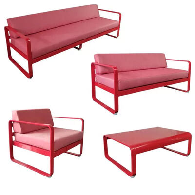 Καλή τιμή Υπαίθριος επίπλων καναπές 2 Patio κήπων ινδικού καλάμου ψάθινος σύνολα παραλιών Seater δημοφιλή σε απευθείας σύνδεση