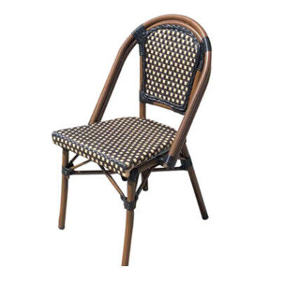 Καλή τιμή Outdoor Patio Furniture French Style Rattan Chair Paris Cafe Parisian Bistro Chairs σε απευθείας σύνδεση