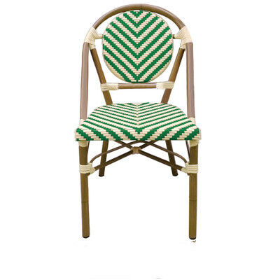 Καλή τιμή Cheap Wholesale Aluminium Frame Stacking Restaurant Furniture Garden Sets Outdoor Bistro Chairs σε απευθείας σύνδεση