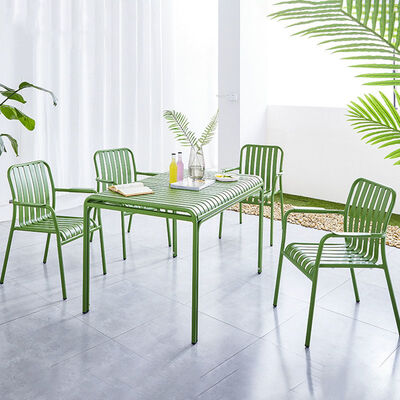 Καλή τιμή Άλουμινίου μετάλλου Πάρτιο Θράσος Μπαλκόνι Θρέλασμα και τραπέζι Εξωτερικές πολυθρόνες σε απευθείας σύνδεση