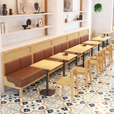 Καλή τιμή Customized New Design Woven Rattan Chair and Sofa Plywood Table Restaurant Cafe Sets σε απευθείας σύνδεση