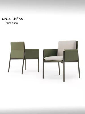 Καλή τιμή Μαύρη καφετιά να δειπνήσει δέρματος σελών μινιμαλιστική δευτερεύουσα έδρα πλαισίων μετάλλων εδρών σύγχρονη σε απευθείας σύνδεση