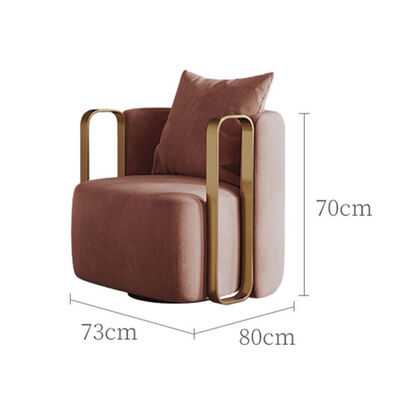 Καλή τιμή Δέρματος ενιαίο Seater καθιστικό ξενοδοχείων βιλών διαμερισμάτων έμφασης πολυθρόνων άσπρο σε απευθείας σύνδεση